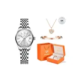 Стальной браслет, натуральный белый