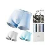 3 пачки коробка включено (Ледяной синий + Дымчатый серый + Далекий небесный циан) Ледяной шелк экстра тонкий/7A Антибактериальный/Сумка для покупок включена