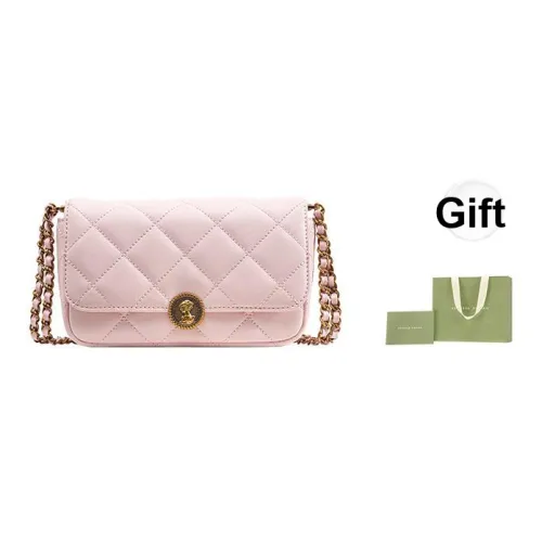 VANESSA HOGAN Lingge Series Коровья кожа Сумка через плечо Сумка с цепочкой Сумка с ромбовым узором Сумка через плечо