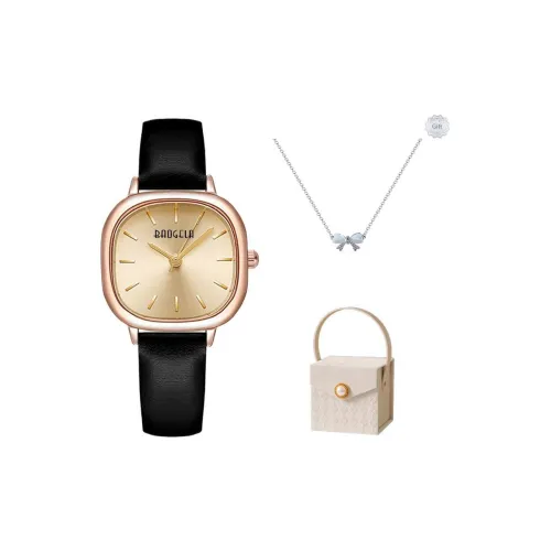 BAOGELA Кварцевый механизм ремешок из полиуретана женские часы золотой циферблат