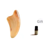 Средний Aged Дерево Гуаша [7 мм Толстый] + Бесплатно Туоченг Полынь Гуаша Масло