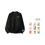 Флисовая подкладка, черный и белый (в комплекте с случайной куклой, сувенирами и украшениями, 1 размер, 504)