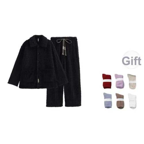 Same Language Пижамный комплект мужской Wabi Sabi черная клетка