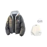 Темно-серый (вышитая шляпа) в комплекте с круглым вырезом свитшота