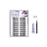 [8 Большой Rows] Китайский стиль Маленький Феникс [Клей + Профессиональные изогнутые пинцет]