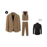 Набор из трех предметов коричневого цвета