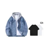 Синий с капюшоном (включает футболку)