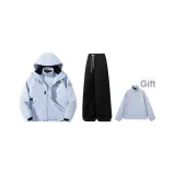 Комплект одежды (Голубой Лунный Свет Топ + Черные Штаны) (В комплекте с Подкладкой)