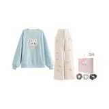 Синий свитшот + штаны