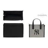 MLB Letter Large Logo Tote Black Liner [Zipper]  
MLB Буква Большой Логотип Сумка Черный Подклад [Молния]