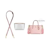 Румяный розовый плечевой ремень + подкладка из бумаги DuPont [желтая, устойчивая к истиранию]