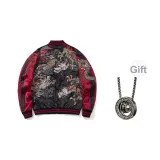 Красный, двусторонний