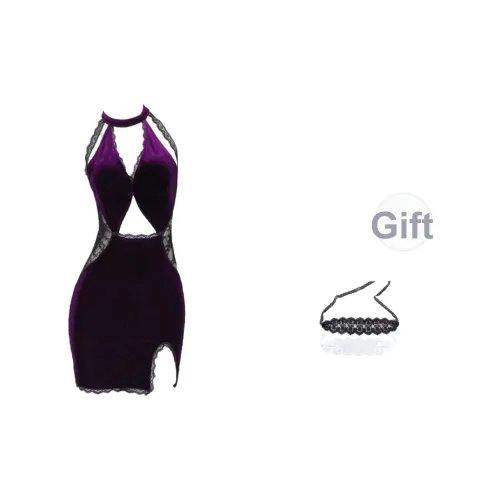 P·KEY Фиолетовый Женские Ночные сорочки