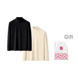 Чёрный + Абрикос [С флисовой подкладкой и термический]