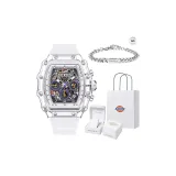 [Ограниченный Белый, золотой Текучая Кожа Чехол] CL-590P7-16SY