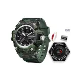 Зелёный и чёрный камуфляж