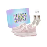 Розовый + Эксклюзивная обувь Коробка + Подарочные носки