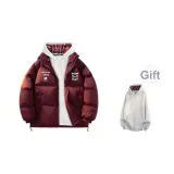 Бордовый (с клетчатым внутренним слоем, свитшот)