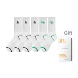 Чёрный 3, Зелёный 2 [5 пар]