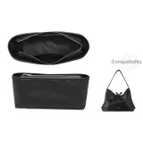 Сумка Carryall [Средний размер] (Черная) Совместима с Овечьей кожей Стиль