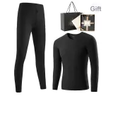 Комплекты одежды (Ночной черный) Dralon Термический/Бесшовный крой/3A Антибактериальный