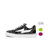 Деним черный (белый шнурки) (бесплатно 1 шт розовые зеленые шнурки)