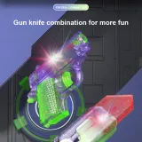 Глянцевый розовый набор из трех огурцов [Фиолетовый] DS-052