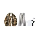 Комплект (Кошка Человек + Светло-синие джинсы) с бесплатной футболкой