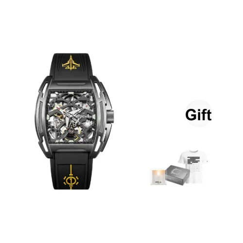 CIGA design Автоматический механический механизм Мужские часы Z Series 41,7mm*48mm*12mm Черные