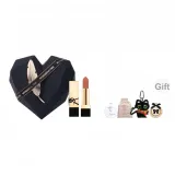 Yves Saint Laurent Черный Золото Квадратная Трубочка #NM1,3г+Роскошный Черный Обсидиан Четырехкомпонентный Подарочный Набор Коробка