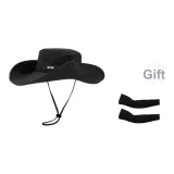 Черная кепка Гора + с подарками охлаждающие рукава