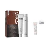 Каштаново-коричневый, французский, лоза, коричневый, короткие волосы, стиль (включает маску для восстановления волос весом 100 г в качестве подарка)