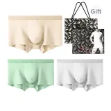 Однотонный, 3 упаковки, коробка включена (овсяный серый + желтый + зеленый).