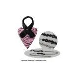 Розовый леопард с принтом Tubas (необязательно) с цепочкой через плечо.