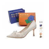 Белый 6 см [Подарочная коробка комплект] + Подарок