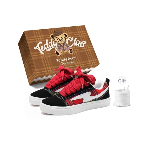 Коллекция Teddy Bear Slip-Resistant Shock Absorbers с устойчивостью к истиранию Низкие кроссовки для скейтбординга Унисекс