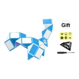 36-секционный кубик Рубика, синий и белый [Включает основу*1, отвертку*1, логотип*1]