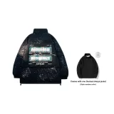 Чёрный (Включает с подкладкой из овчины куртка)