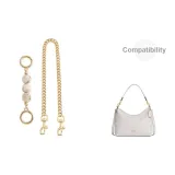 [Двухкомпонентный комплект] Золотистый-Молочный Белый Амбер 13 см + Декоративная цепь 45 см