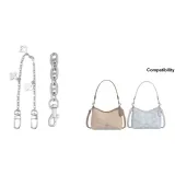 Белый нос свиньи, удлинитель цепи + декоративная цепь с четырехлистным клевером