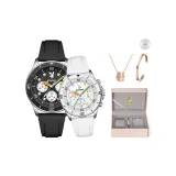 Розовая романтическая коробка + чисто белый + классический черный