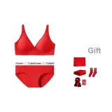 Зодиакальный год, нижнее белье, красный, набор + шарф, 1 шт + лошадь, год, стиль A, носки, 2 шт (в комплекте с коробкой, сумка для покупок)