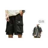 Черный+25018 Серый Короткий рукав [При покупке с скидкой 10 юаней, свяжитесь с службой поддержки клиентов для получения информации о разных размерах]