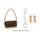 Белый жемчуг, цепь-удлинитель 13,5 см + износостойкая пряжка, 1 пара