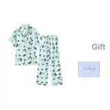 Мятный Mambo, 100% хлопок, короткий, длина (размер в длину), клетка, коробка