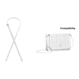 Белый регулируемый ремешок