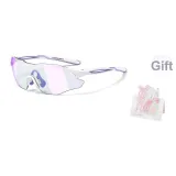 Бегония Фиолетовый-Светло-фиолетовый Фотохромные линзы [Цвет меняется с освещением, Легкий и Портативный]