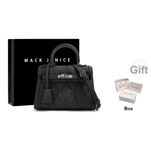 MACKJANICE ПУ (полиуретан) Сумка Kelly Сумка Стандартная Женская Матовый Черный