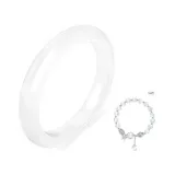 Стекло Кошачий Глаз Браслет - Белый Лунный Свет