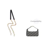 Темно-синий, кожа, цепочка, 120 см